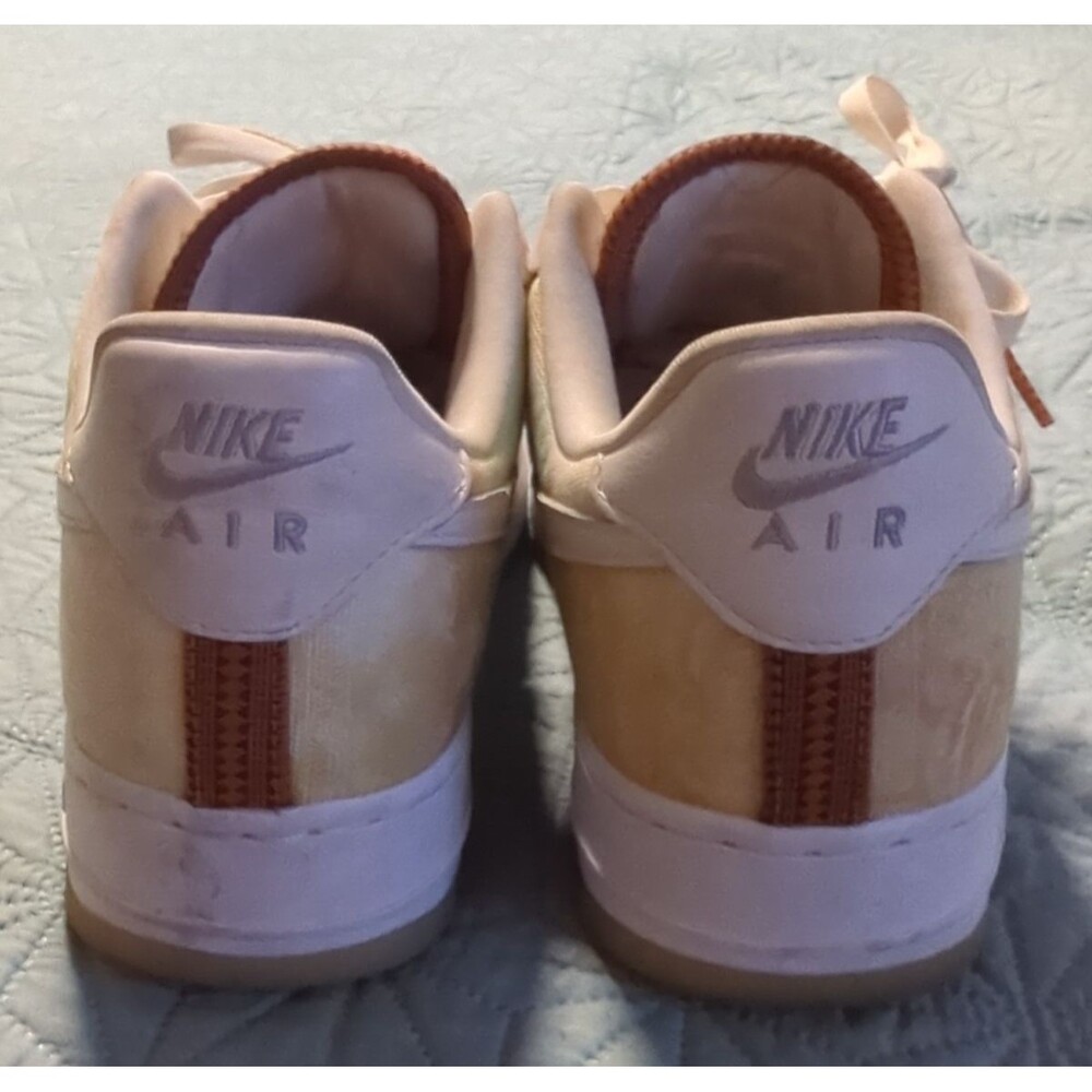 Nike Air Force 1 07 LX Pastel Paisley Shoes Women’s Size 10 Logo Metal Charm - Picture 8 of 11